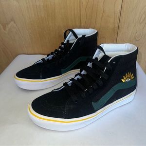 Vans Sk8-Hi ComfyCush Trip Outdoors Black & White Skate Shoes size 7